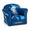 Costway Kids Sofa Toddler Upholstered Armrest Chair with Solid Wooden Frame Navy